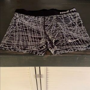 Nike pro compression shorts